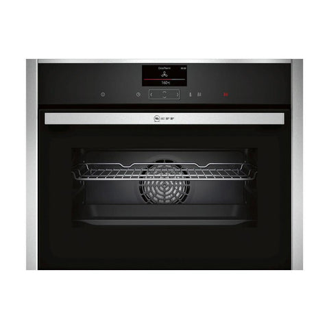 Neff N90 C27CS22H0B Built In Compact Pyrolytic Oven - Stainless Steel - Unbeatable Bathrooms