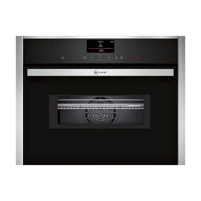 Neff N90 C27MS22H0B Built In Compact Pyrolytic Oven & Microwave - Stainless Steel - Unbeatable Bathrooms