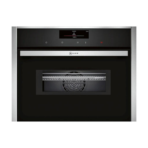 Neff N90 C28MT27H0B Built In Compact Pyrolytic Oven & Microwave - Stainless Steel - Unbeatable Bathrooms