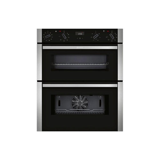 Neff N50 J1ACE4HN0B Built Under Double Electric Oven - Stainless Steel - Unbeatable Bathrooms