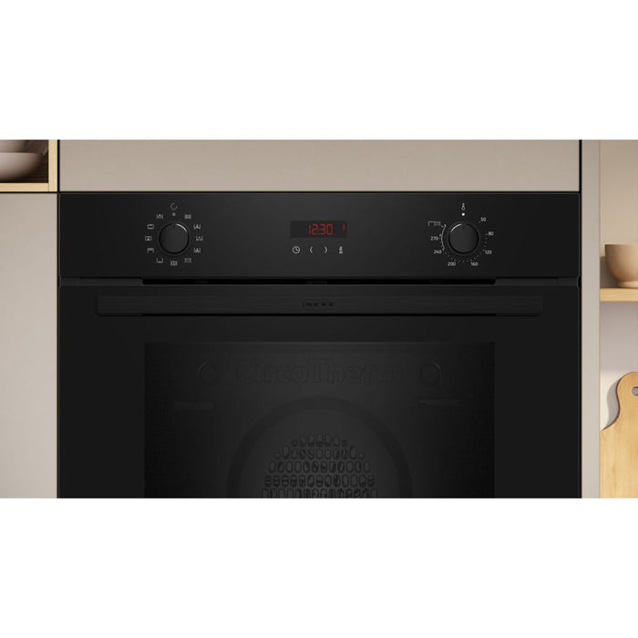 Neff N30 B2DCG7AK3B Single Pyrolytic Oven - Black - Unbeatable Bathrooms