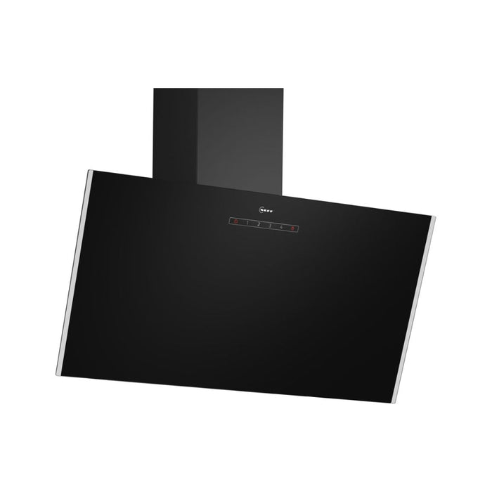 Neff N30 D83IDK1S0B Angled Chimney Hood - Black Glass - Unbeatable Bathrooms