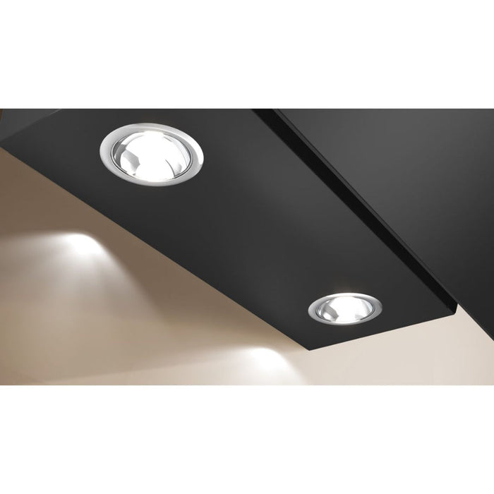 Neff N30 D83IDK1S0B Angled Chimney Hood - Black Glass - Unbeatable Bathrooms