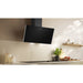 Neff N30 D83IDK1S0B Angled Chimney Hood - Black Glass - Unbeatable Bathrooms
