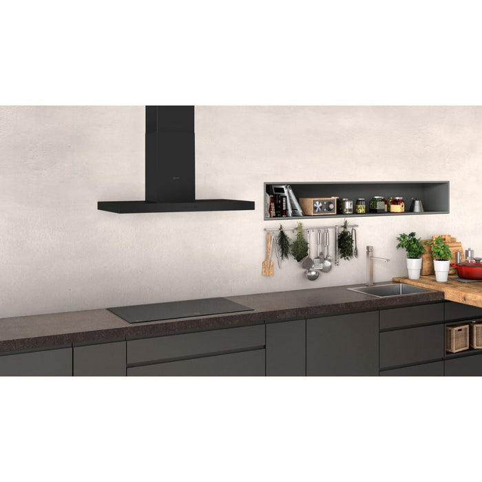 Neff N30 D92BBC0S0B T-Shape Box Chimney Hood - Black - Unbeatable Bathrooms