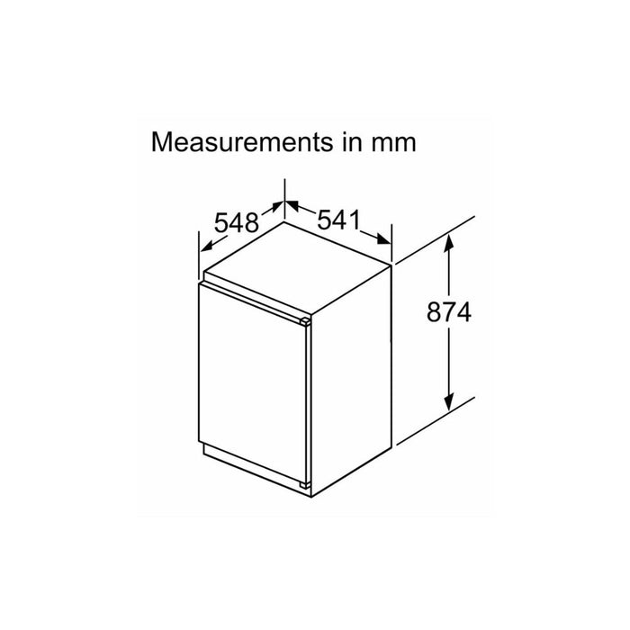 Neff N30 KI1211SE0 B/I Larder Fridge - Unbeatable Bathrooms