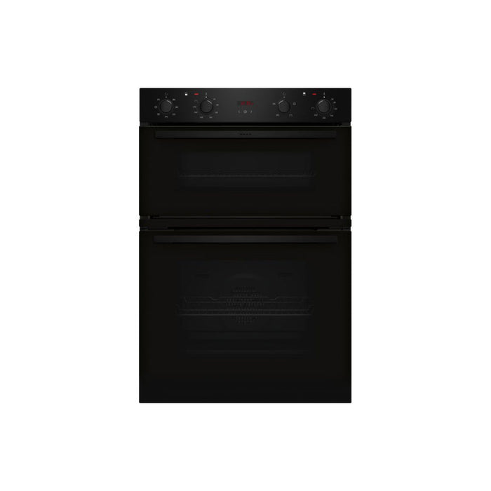 Neff N30 U1DCC0AK3B Double Electric Oven - Black - Unbeatable Bathrooms