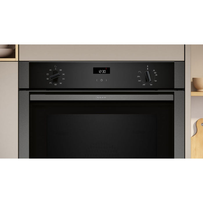 Neff N50 B1ACE4AG3B Single Electric Oven - Graphite Grey - Unbeatable Bathrooms