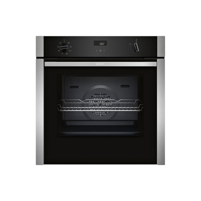 Neff N50 B4ACF1AN3B Single Slide&Hide Electric Oven - St/Steel - Unbeatable Bathrooms