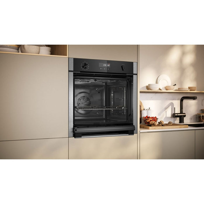 Neff N50 B6ACH7AG7B Single Slide&Hide Pyrolytic Oven - Unbeatable Bathrooms