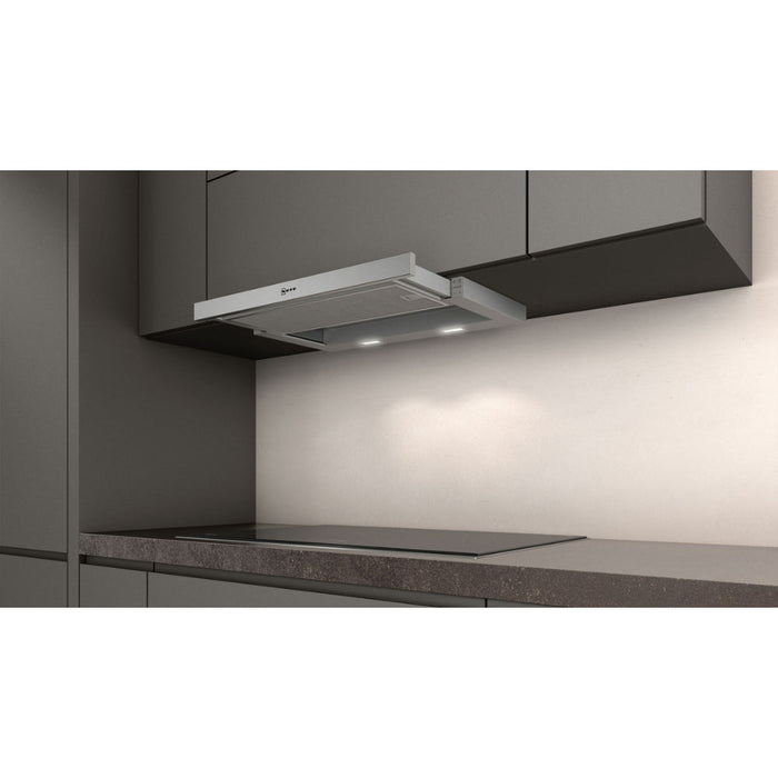 Neff N50 D49ED22N1B Telescopic Hood - Metallic Silver - Unbeatable Bathrooms