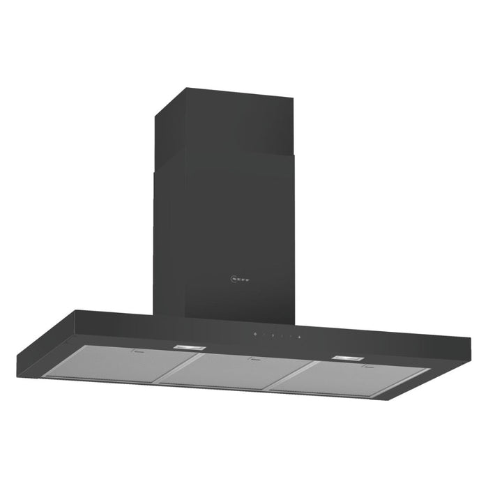 Neff N50 D94BHM1S5B 90cm T-Shape Box Chimney Hood - Black - Unbeatable Bathrooms