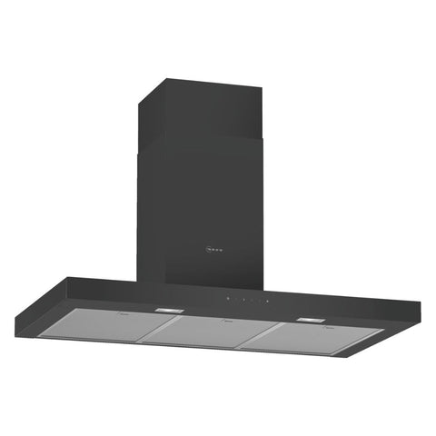 Neff N50 D94BHM1S5B 90cm T-Shape Box Chimney Hood - Black - Unbeatable Bathrooms