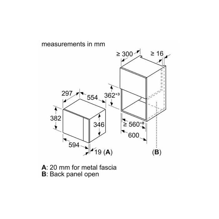 Neff N50 HLAWD23N0B B/I 800W Microwave - Unbeatable Bathrooms