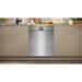 Neff N50 S145HTS01G S/I 13 Place Dishwasher - Brushed Steel - Unbeatable Bathrooms