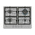 Neff N50 T26GKH8N0 60cm Gas Hob - St/Steel - Unbeatable Bathrooms