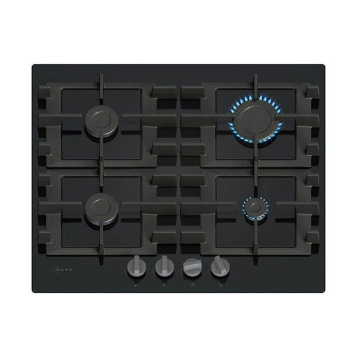 Neff N50 T26NKP4S0 60cm Gas Hob - Black - Unbeatable Bathrooms