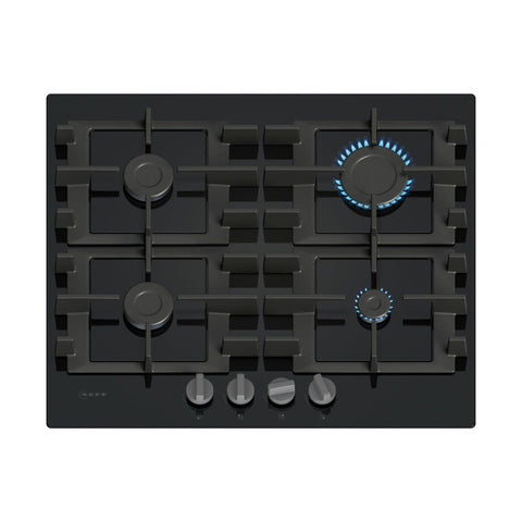 Neff N50 T26NKP4S0 60cm Gas Hob - Black - Unbeatable Bathrooms