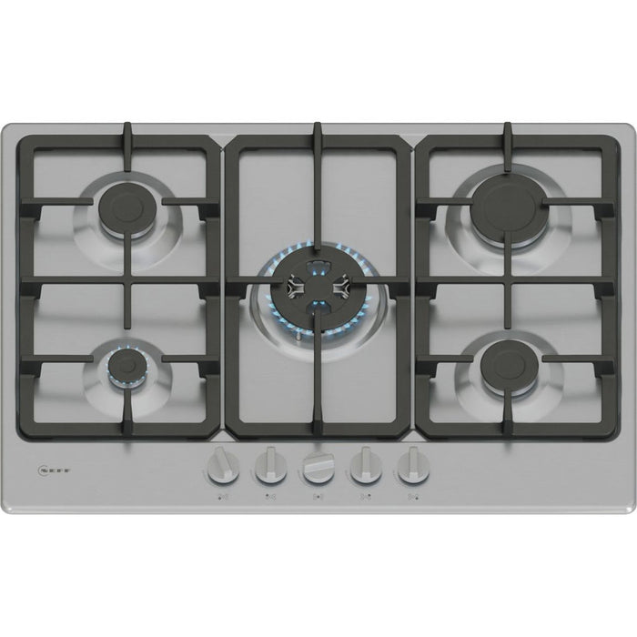 Neff N50 T27GKQ8N0 75cm Gas Hob - St/Steel - Unbeatable Bathrooms