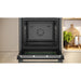 Neff N70 B24CR31G0B Single Electric Oven - Black w/Graphite Trim - Unbeatable Bathrooms