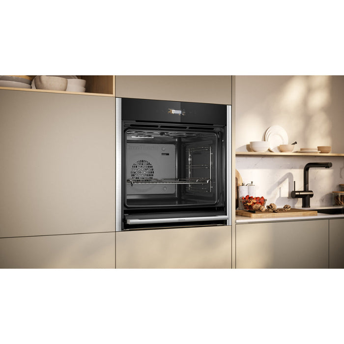 Neff N70 B54CR31G0B Single Slide & Hide Electric Oven - Unbeatable Bathrooms