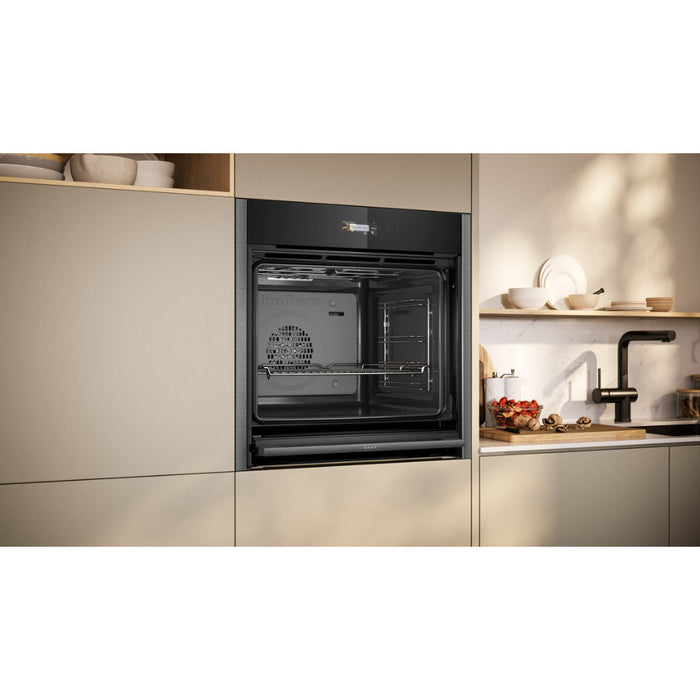 Neff N70 B54CR31G0B Single Slide & Hide Electric Oven - Unbeatable Bathrooms