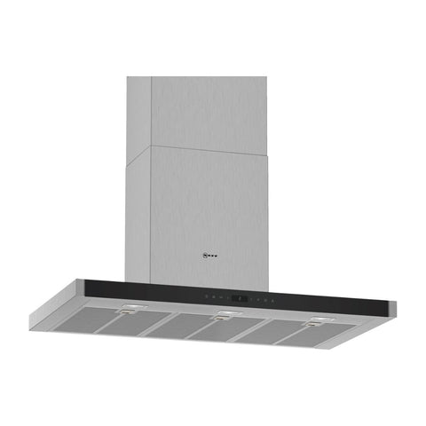Neff N70 D95BMP5N0B Box Design Chimney Hood - St/Steel - Unbeatable Bathrooms