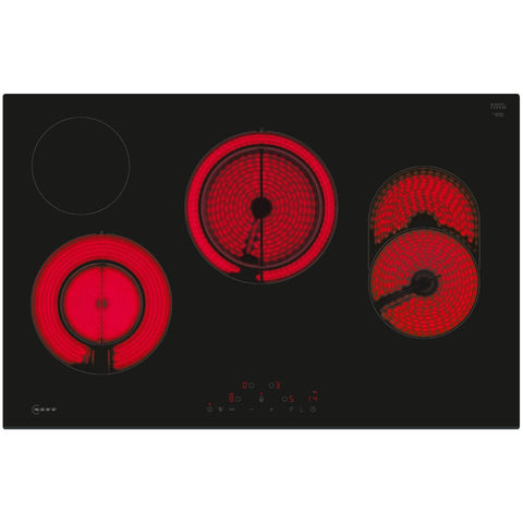 Neff N70 T18FDH9L 80cm Ceramic Hob - Black Glass - Unbeatable Bathrooms