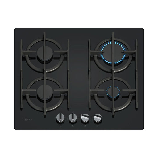 Neff N70 T26PIP4S0 60cm Gas Hob - Black - Unbeatable Bathrooms
