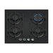 Neff N70 T26PIP4S0 60cm Gas Hob - Black - Unbeatable Bathrooms