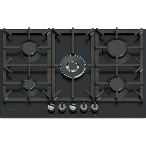 Neff N70 T27CIQ8S0 75cm Gas Hob - Black - Unbeatable Bathrooms