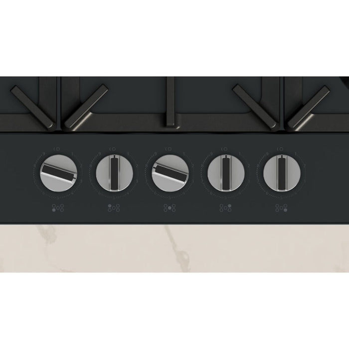 Neff N70 T27CIQ8S0 75cm Gas Hob - Black - Unbeatable Bathrooms