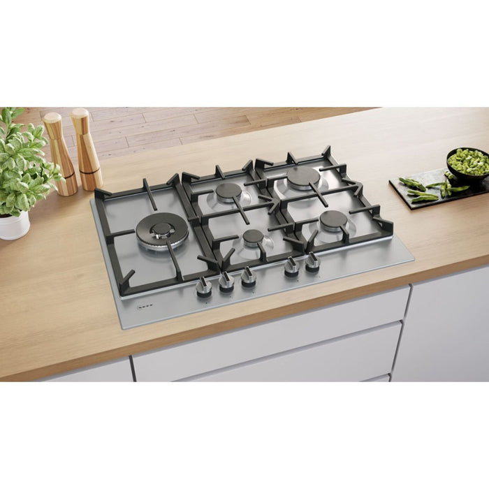 Neff N70 T27CIS8N0 75cm Gas Hob - St/Steel - Unbeatable Bathrooms