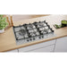 Neff N70 T27CIS8N0 75cm Gas Hob - St/Steel - Unbeatable Bathrooms