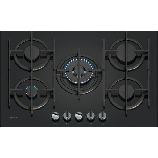 Neff N70 T27CPIQ4S0 75cm Gas Hob - Black - Unbeatable Bathrooms