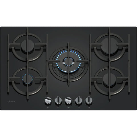 Neff N70 T27CPIQ4S0 75cm Gas Hob - Black - Unbeatable Bathrooms