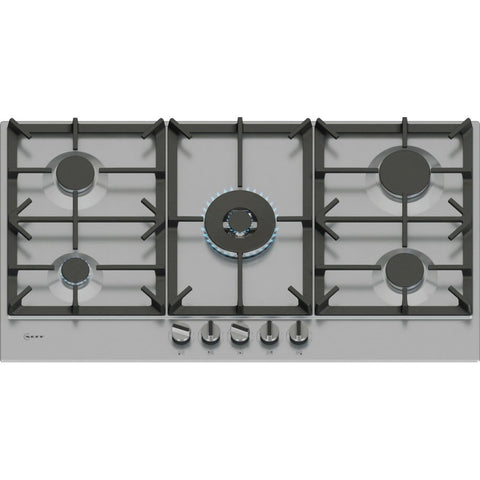 Neff N70 T29CIR8N0 90cm Gas Hob - St/Steel - Unbeatable Bathrooms