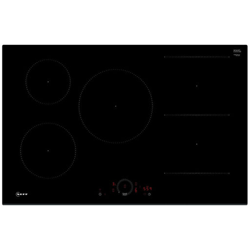 Neff N70 T58FHW1L0 80cm Induction Hob - Black Glass - Unbeatable Bathrooms