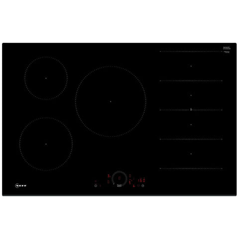 Neff N70 T68FHV4L0 80cm Induction Hob - Black Glass - Unbeatable Bathrooms