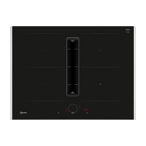Neff N70 V57THQ4L0 70cm Venting Combi Induction Hob - Black & St/Steel - Unbeatable Bathrooms
