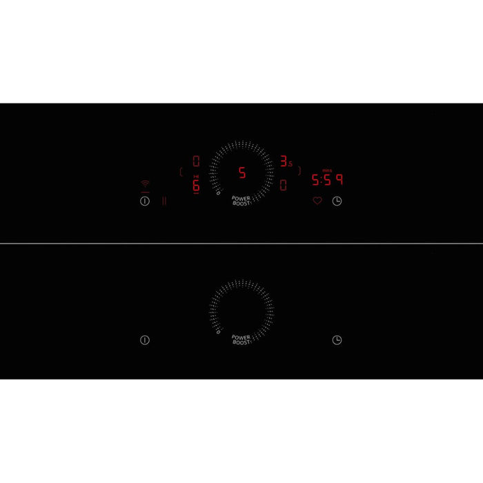 Neff N70 V58NHQ4L0 80cm Venting Combi Induction Hob (Surface Mount) - Black Glass - Unbeatable Bathrooms