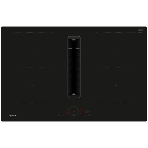Neff N70 V58PHQ4C0 80cm Venting Combi Induction Hob (Flush Fit) - Black Glass - Unbeatable Bathrooms