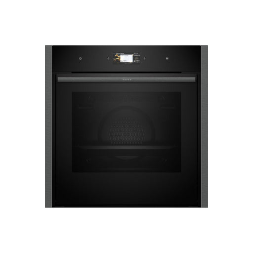 Neff N90 B64CS71G0B Single Slide & Hide Pyrolytic Oven - Black w/Graphite Trim - Unbeatable Bathrooms