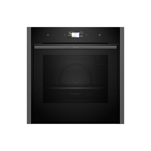 Neff N90 B64CS71G0B Single Slide & Hide Pyrolytic Oven - Black w/Graphite Trim - Unbeatable Bathrooms