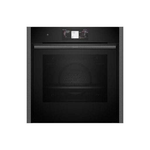 Neff N90 B64CT73G0B Single Slide & Hide Pyrolytic Oven - Black w/Graphite Trim - Unbeatable Bathrooms