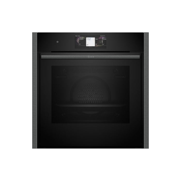Neff N90 B64CT73G0B Single Slide & Hide Pyrolytic Oven - Black w/Graphite Trim - Unbeatable Bathrooms