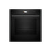 Neff N90 B64FS31G0B Single Slide & Hide Electric Oven w/Steam - Black w/Graphite Trim - Unbeatable Bathrooms