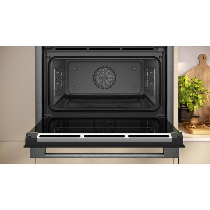 Neff N90 C24FT53G0B Compact Oven w/Steam - Black w/Graphite Trim - Unbeatable Bathrooms