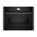 Neff N90 C24MS71G0B Compact Pyrolytic Oven & Microwave - Black w/Graphite Trim - Unbeatable Bathrooms