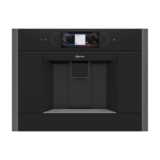 Neff N90 CL4TT11G0 2.4L Coffee Machine - Black w/Graphite Trim - Unbeatable Bathrooms